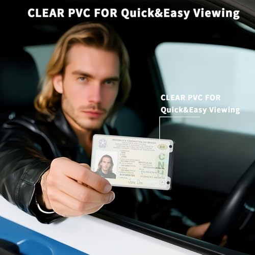 Wallet for Men Slim Pull Tab Metal RFID Blocking Credit Card Holder with ID Window & Cash Strap - Compact Front Pocket Design Holds 1-10 Cards (3.62x2.36x0.47in) (Carbon)4