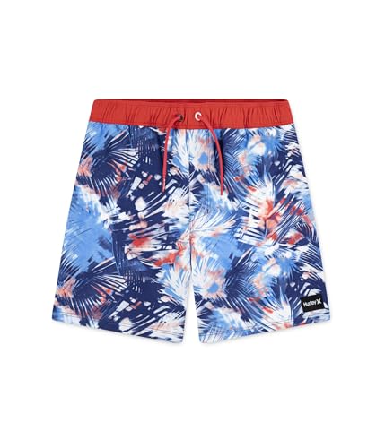 Maillot de bain Hurley garçon à enfiler avec motif paume déformée