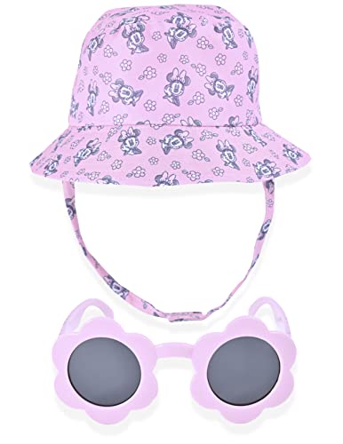 Disney Minnie Mouse Bucket Hat And Sunglasses For Girls – Protective Sunglasses And Hat For Toddler Girl (Pink Flower) #TOP7