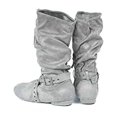 Einzigartiger Stil: Diese Westernstiefel für Damen bestechen durch ein weiches Synthetikfutter, ein raffiniertes Farbschema und eine rutschfeste, strapazierfähige Sohle. Sie unterstreichen Ihren Look und lassen Sie Ihren individuellen Casual-Stil bei jedem Schritt zum Ausdruck bringen