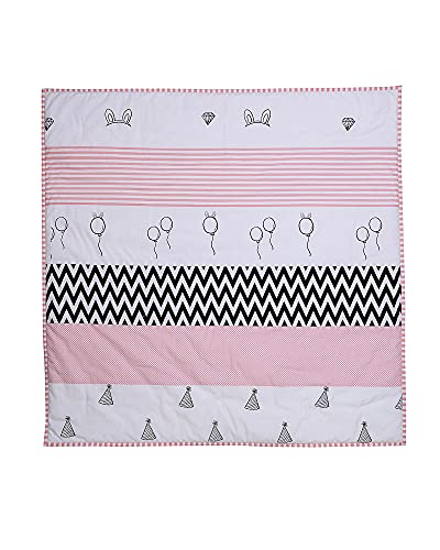 Image of Baby Jalebi Reversible Soft Organic Cotton Baby Blanket (Chloe)