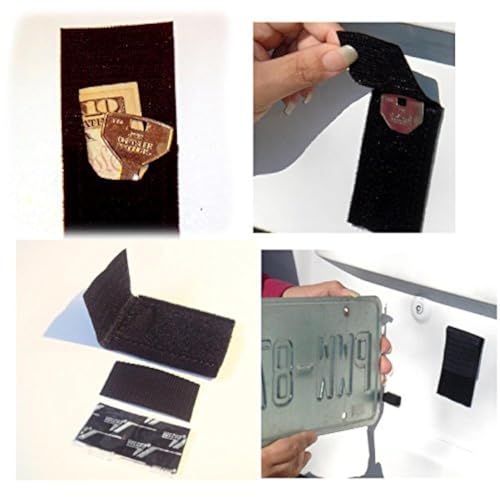 Key Stash 1-Pack.. Hide-a-Key Self Adhesive Flat Pouch