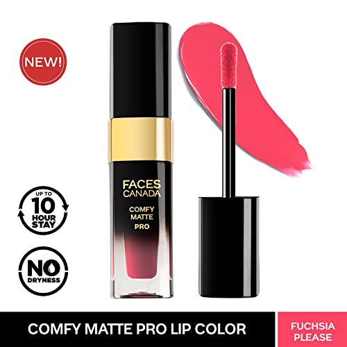 Image of FACESCANADA Comfy Matte Pro Lip Color - Fuchsia Please 06, 5.5 Ml