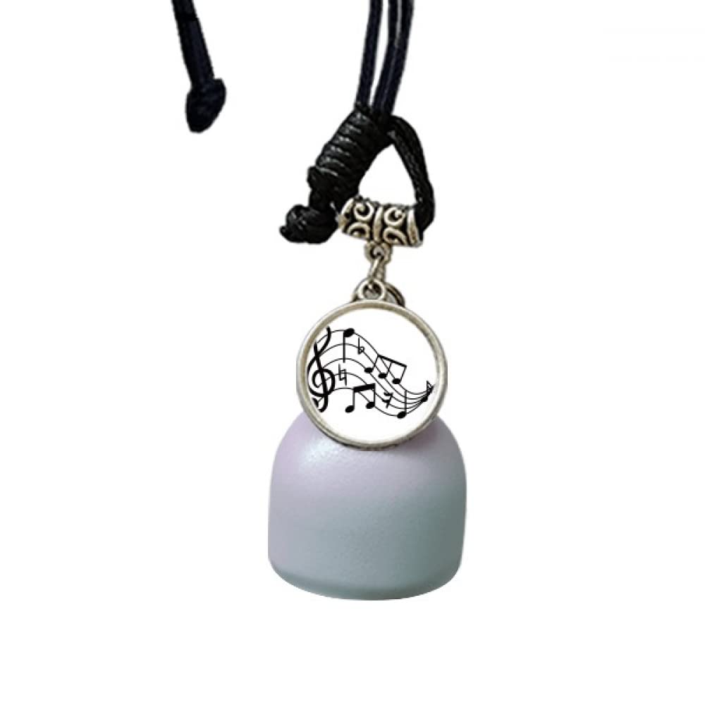 Pendentif voiture note de musique rond accessoire déco rétroviseur intérieur suspendu