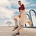 AEROTHOTIC Comfortable Arch Support Flat Sandals for Women Comfy Toe Post With Cute Soft Padded Straps Casual Fashion Vacation Essentials Dressy Shower Sandals (Aura Navy Size 6)