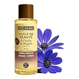 Dollania Huile de Nigelle 98,5% Pure & Végétale, Pressée à Froid – Made in France – Notée 100/100 Yuka – 100 ml | Soin Visage, Corps, Cheveux & Ongles | Anti imperfections (100 ml)