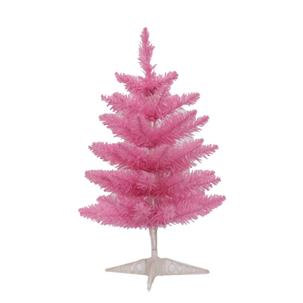 GIVBRO Christmas Tree Artificial Tree for Xmas Home Holiday Home Office Decoration Pink, 60cm