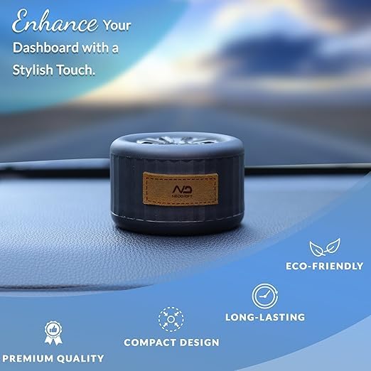 Image of NEODRIFT 'NeoWheel' (Set of 2) | New Car | Premium Dashboard Car Perfume Air Freshener (Long-Lasting Car Fragrance, Premium Stylish Accessory)