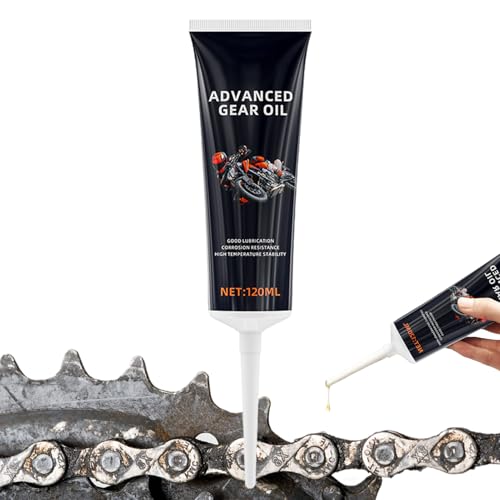 バイク用チェーン潤滑剤、120ml 自転車用チェーン潤滑剤 - 均一に塗布され、使いやすく、長持ちする保護、メンテナンス、防塵防錆、洗浄用アクセサリーでスムーズな走行を実現します