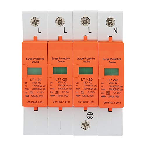 ANKROYU Protector Contra Transitorios De Energía, Dispositivo De Descarga De Bajo Voltaje Protector Contra Transitorios De Energía Doméstica 420AC
