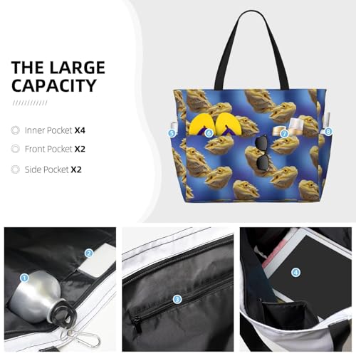 Beach Bag Large Waterproof Sandproof Foldable Tote for Women for Pool Swim Travel3