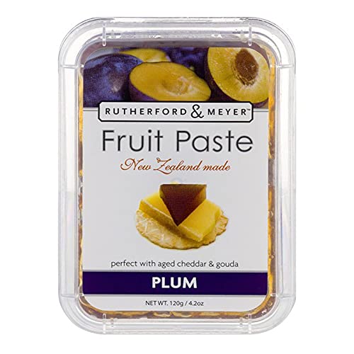 Rutherford & Meyer Fruit Paste-Plum, All Natural, Gluten-Free, Non-GMO, From New Zealand (4.2oz/120g) (Single)
