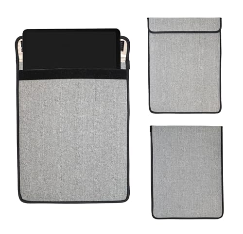 Getgear Faraday Bag, RFID Signal Blocking Pouch for Bitcoin Hardware Wallet, Security Key, Car Key, Bank Cards, PSSD/Portable Hard Drive, Anti-Theft Signal Blocking and data storage Safe (L)