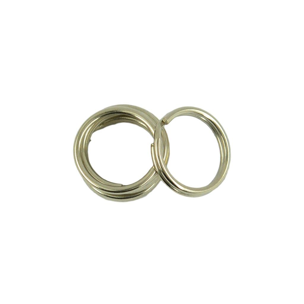 Enakshi® 100 Pieces Split Key Rings Loop Connectors DIY Making Findings Crafts Silver|Crafts | Wholesale Lots | All-Purpose Craft Supplies