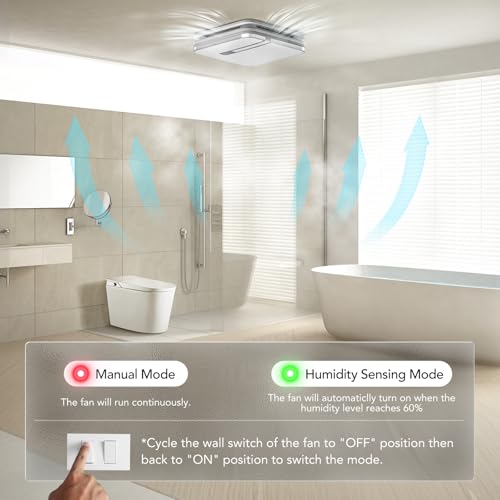 Orein Bathroom Exhaust Fan With Light thumb #1