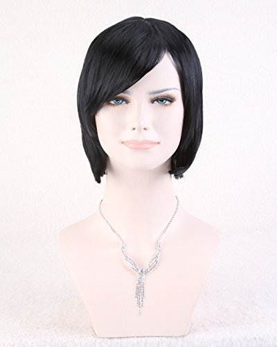Cool2day Women's Short Straight BOB Hair Party Full Wig (Model: Jf010710) (Black)