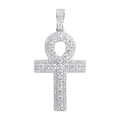 Silver, Double Key Cross