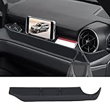 LaIIker Co-Pilot Console Storage Box Suitable for 2024 2025 Toyota Land Cruiser 250 1958 Prado Silicone Anti-Skid Interior Tray Organizer Mobile Phone Bracket refit Accessories (Co-Pilot Black)