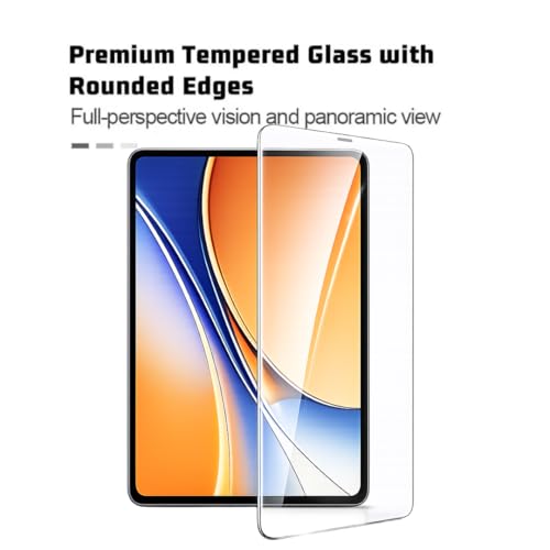 Image of Edge to Edge Screen Protector Guard for realme Pad 3 11.6 inch Tempered Glass for realme Pad3 11.6 inch Tablet (2.5D Curved Edge Temper) - 1 Pack With Installation Kit