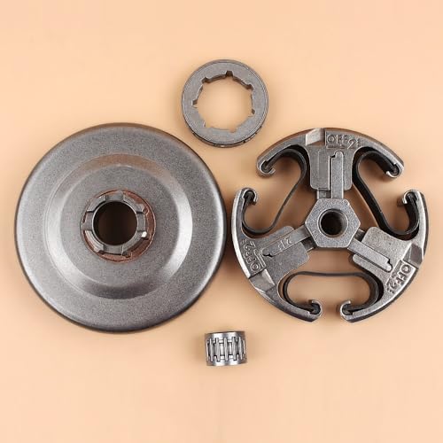 GAJUST Kit de rodamientos de llanta de Tambor de Embrague de 3/8 '7T para Husqvarna 61 66 162 266 268 272 268xp 272xp Piezas de Repuesto de Motosierra