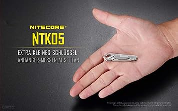 Nitecore NTK05 Titanium Knife
