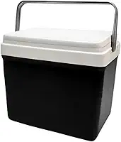 Caixa Térmica 42 Litros Preta Portatil Praia Camping Viagem Cooler