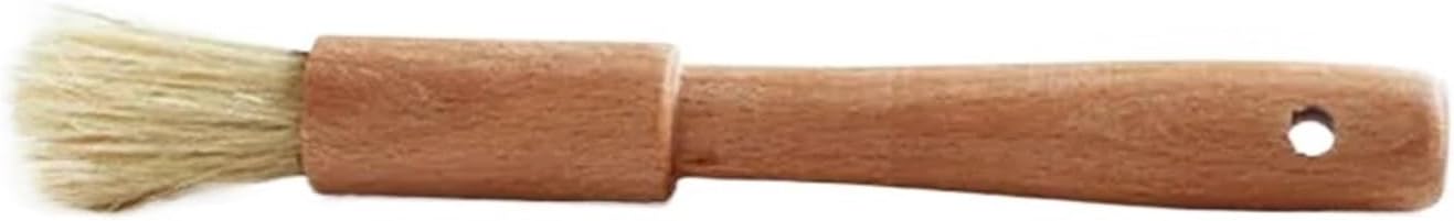 Wooden Oil Brush High Temperature Baking Bakeware Bread Cook Pastry Cream BBQ Tools Basting(Red)