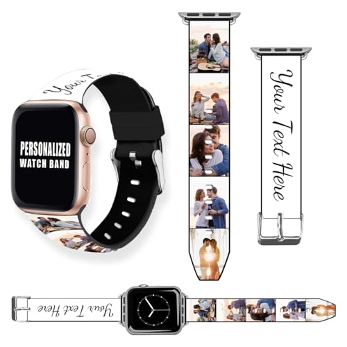 Personalized Band for Apple Watch Band 49mm 40mm 41mm 38mm 45mm 44mm 42mm Women Men Custom Logo...