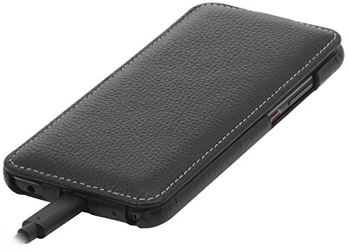 StilGut UltraSlim Case, custodia flip case in vera...