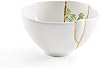 SELETTI 124135 Kintsugi Design Accessories, Multicolored W 5.9 x D 5.9 x H 2.4 inches 15 x 15 x 6 cm, Bowl 5.9 inches 15 cm