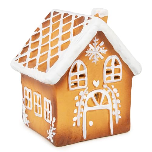 Logbuch-Verlag Lebkuchenhaus Deko Windlicht Weihnachten Haus...