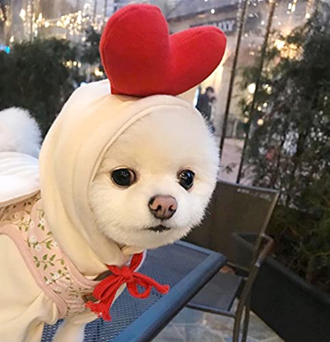 XIAOYU Puppy Dog Hoodie Cats Hoodies Pet Clothes Stylish Fruit Sweatershirt for Dog Cat Small Medium Pets Love, M - Image 4