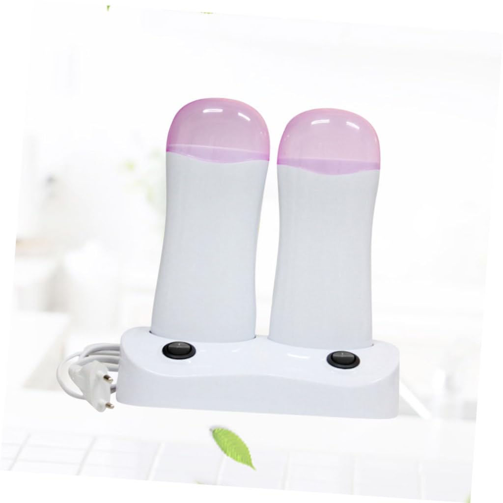 Healvian Macchina Depilatoria Portatile con Scaldacera Doppio Kit Elettrico per Depilazione Facile Usare per e Bikini