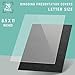 8 Mil PVC Binding Presentation Covers, COIDEA Clear Report Covers for Binding, Book Covers Presentation Document Binding for School Business, 8-1/2 x 11 Inches, Letter Size, 20 Pack
