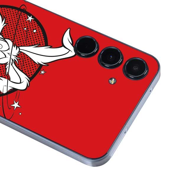 Skinit Decal Phone Skin Compatible with Galaxy A36 5G - Officially Licensed Looney Tunes Wile E Coyote Stars Design