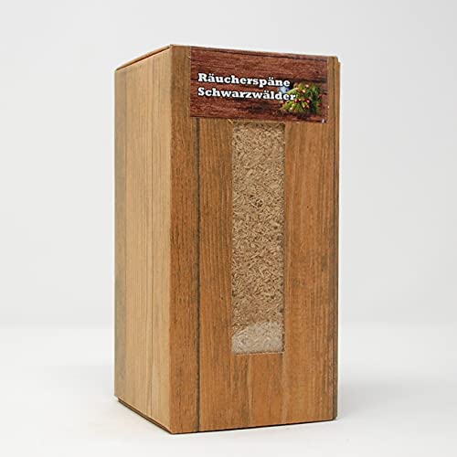 Landree Räucherspäne, Schwarzwälder Mischung - 1,5L-Box, feine Körnung, Qualitätsgeprüft direkt vom Hersteller aus Schleswig-Holstein