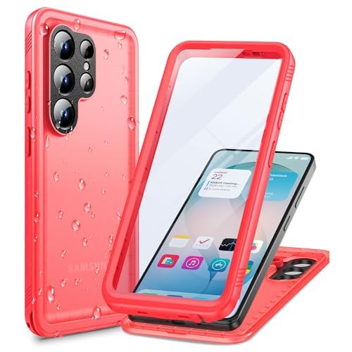 Cozycase Top Waterproof Case for Samsung Galaxy S26 Ultra - Built-in Screen & Camera Protector Heavy Duty Rugged Full Body 360 Military Grade Hard Cover S 26 Ultra Water Shock Dust Proof Bla