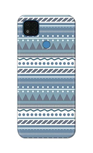 Image of Printed Hard Back Cover Case for Mi Poco C31 Back Cover (Seamless Geometric Tribal Pattern) -1803