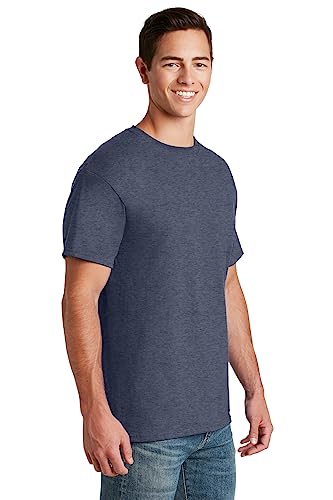 Jerzees Men\'s 50/50 Heavyweight Blend T-Shirt Vintage Heather Navy,X-Large