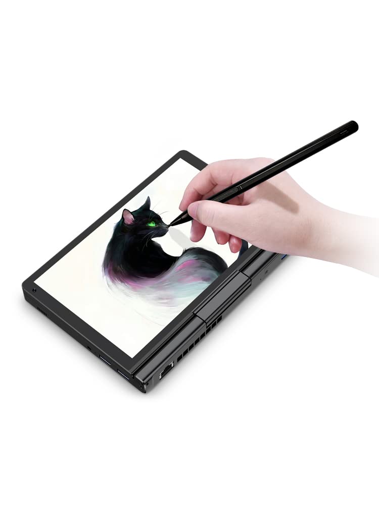 GPD Active Stylus Pen - Penna capacitiva attiva con 4096 livelli di pressione, batteria ricaricabile, punte intercambiabili, impugnatura ergonomica