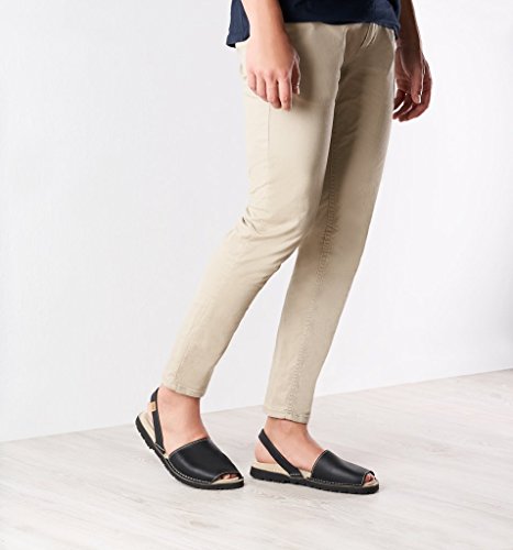 VISCATA Handmade in Spain Men's Barbada Leather Avarca Sandals2