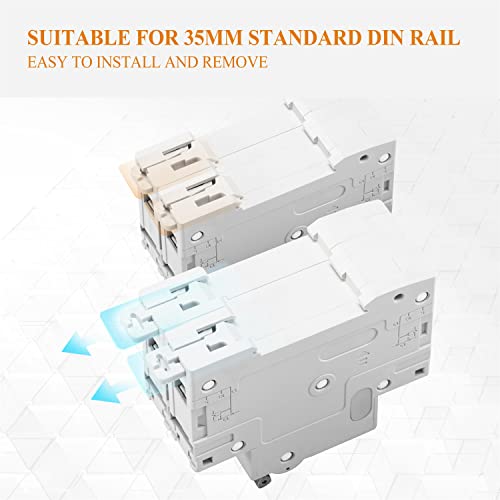 Langir Dc Circuit Breaker 2 Poles 1-63A 500V For Solar Energy System And Other Dc System Din Rail Installation (63A) #TOP4