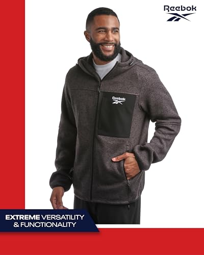 Forro polar Hombre Reebok M Fleece Sweater Jkt chaqueta deportiva de abrigo 3
