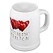 Produktbild digital print Bierkrug mit Stadtnamen Mülheim-Kärlich - Design Herzballons - Städte-Tasse, Becher, Maßkrug