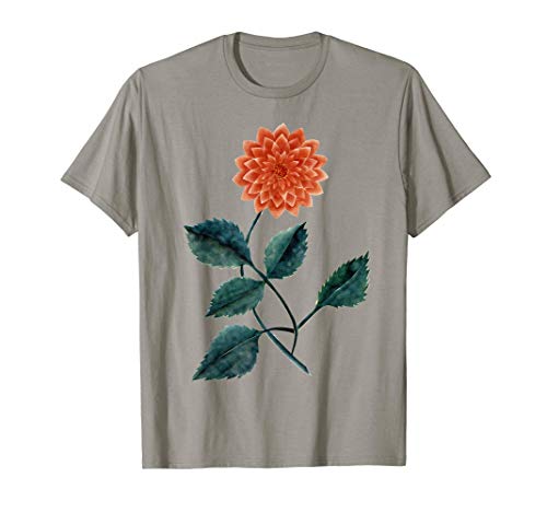 Dahlia fleur plante botanique abeille jardin annuel T-Shirt