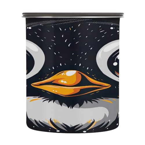Contenedor hermético al vacío para café Qilmy 30oz acero inox