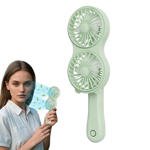 Genérico Ventilador Personal De Bolsillo,Ventiladores Personales Pequeños - Circulador de Aire Recargable por USB para Viajes Playa Bodas Gimnasio y Exteriores