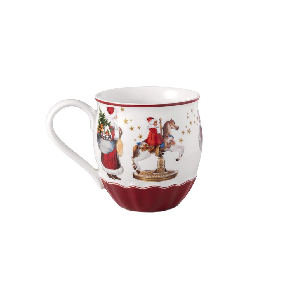 Villeroy & Boch – Annual Christmas Edition, Annual Mug, Annual Edition 2024, Premium Porcelain, Exclusive Collector's Piece, 14.5 x 10.5 x 10.5 cm