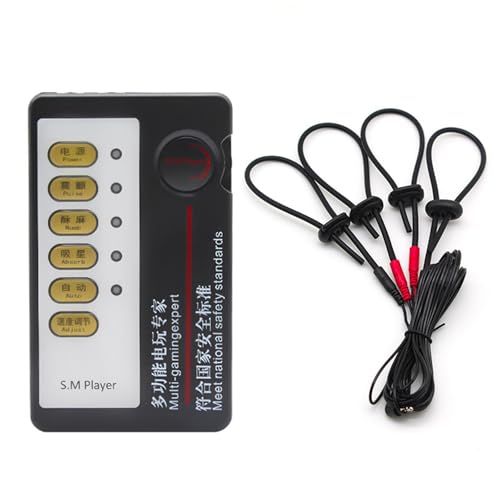 Image of Electric Shock Bondage Training Masturbation Penis Ring Winding Exercise Endurance Trainer Electric Shock Cock Ring Male Bondage Penis Ring