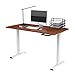 Produktbild Flexispot Höhenverstellbarer Schreibtisch mit Tischplatte. (Weiß+Mahagoni, 140 x 70 cm)
